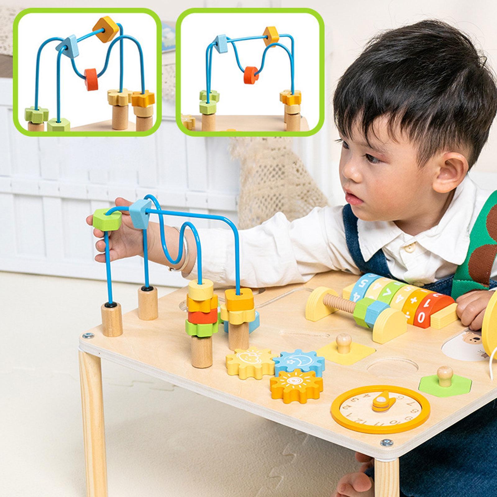 Kids Education Activities - Table d'activités éducative avec engrenages et