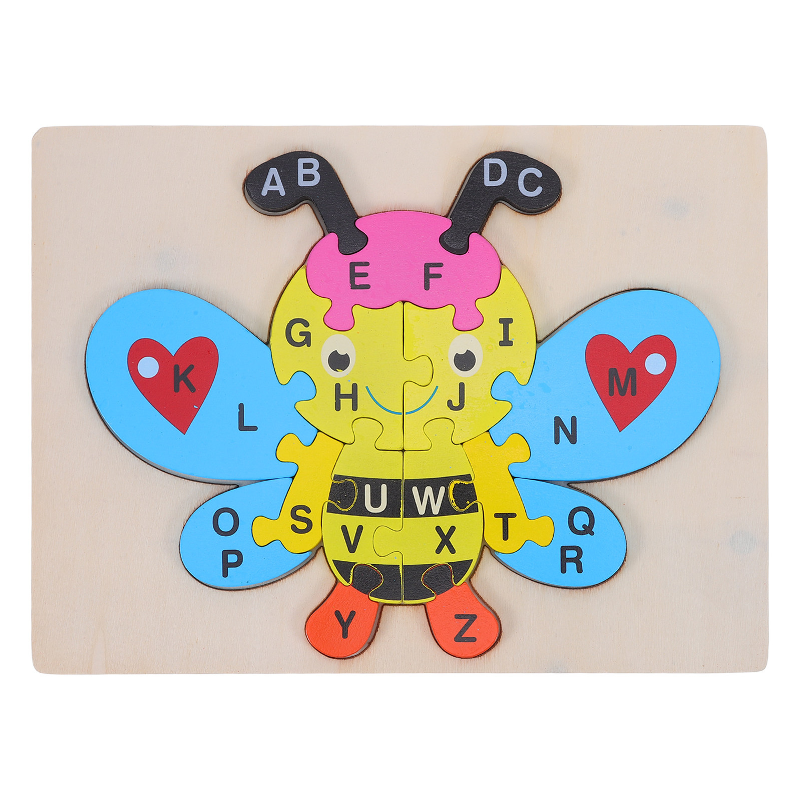 1 jeu de puzzle en bois avec l - Abc Kids Early Education avis et prix