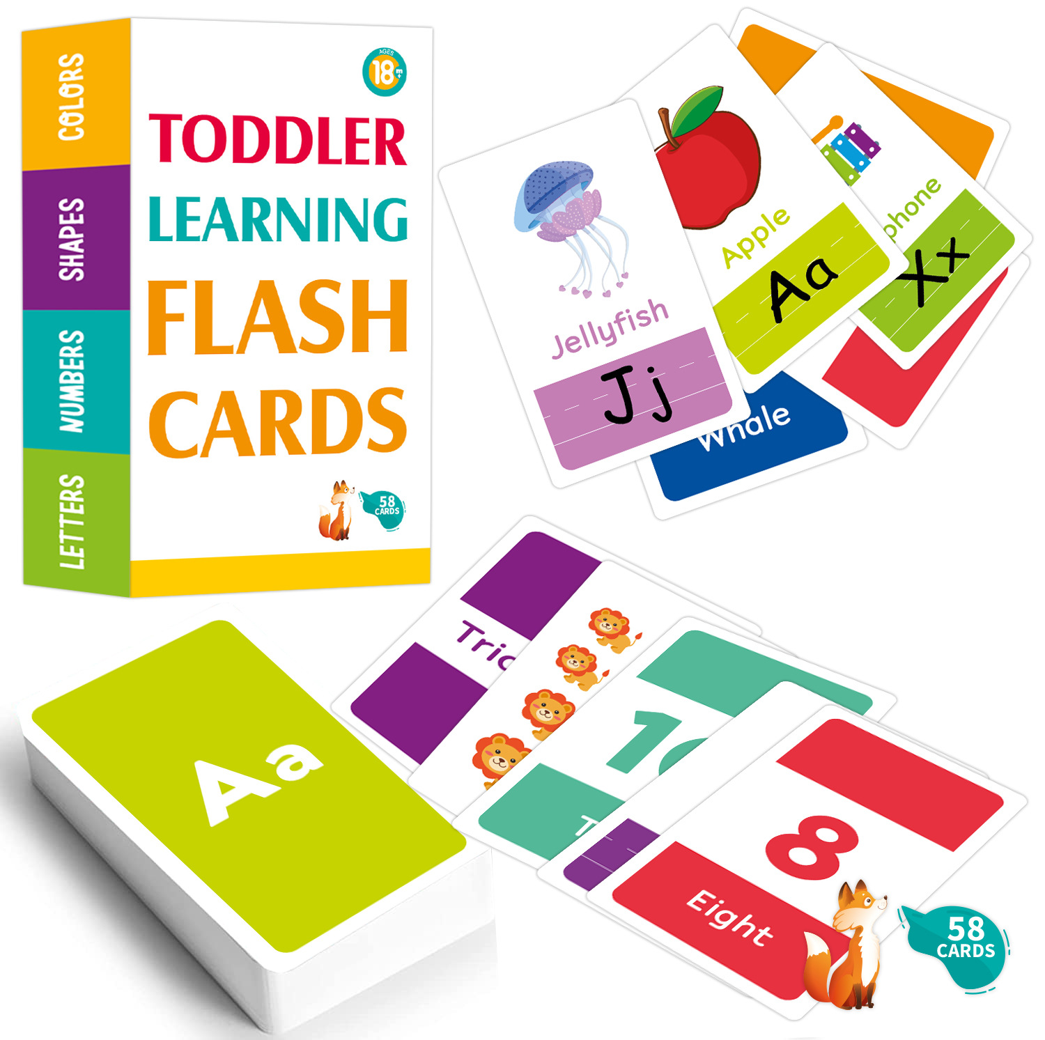 Cartes flash Alphabet ABC, 58  - Abc Kids Early Education avis et prix