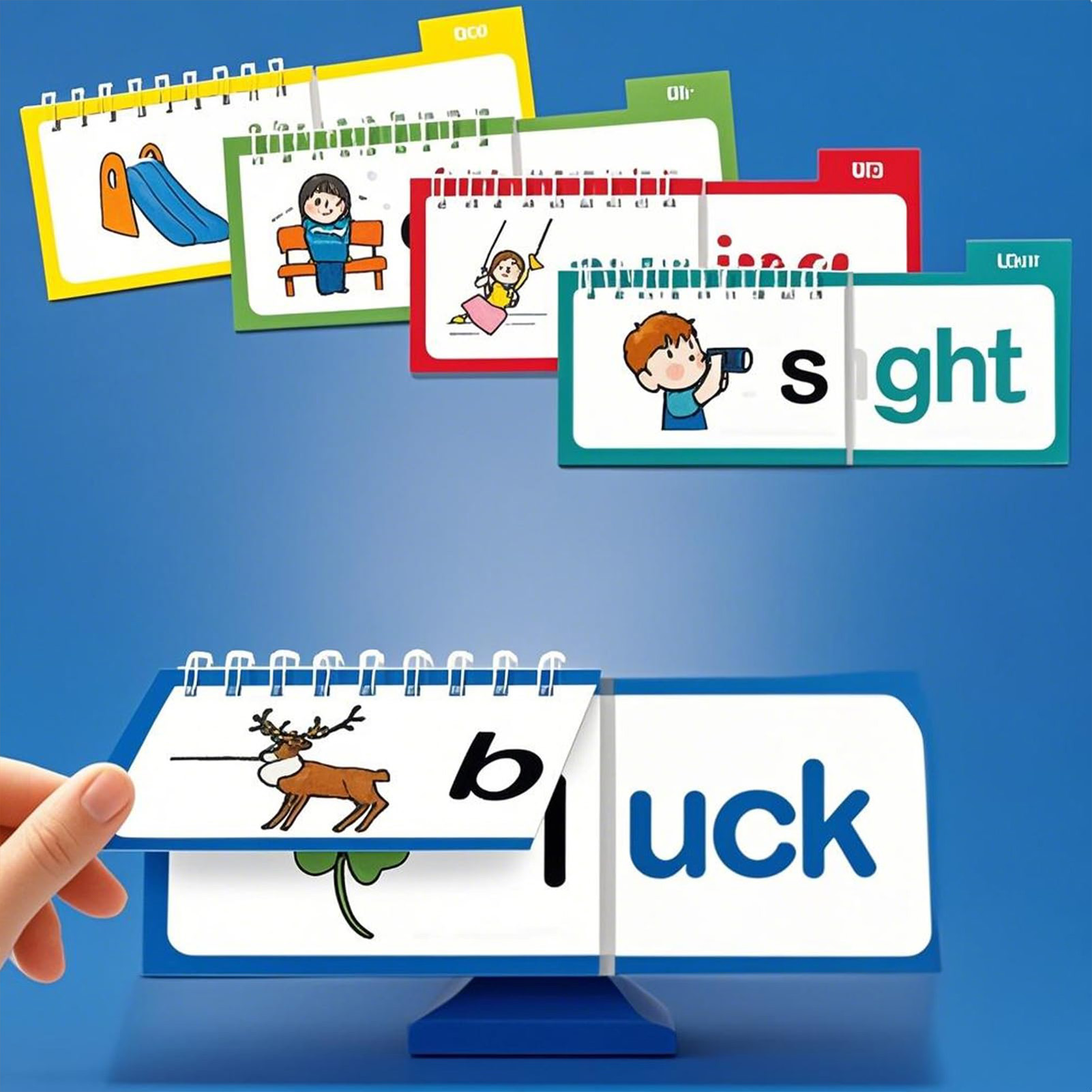 Cartes flash phoniques laminée - Kids Education Rhymes avis et prix